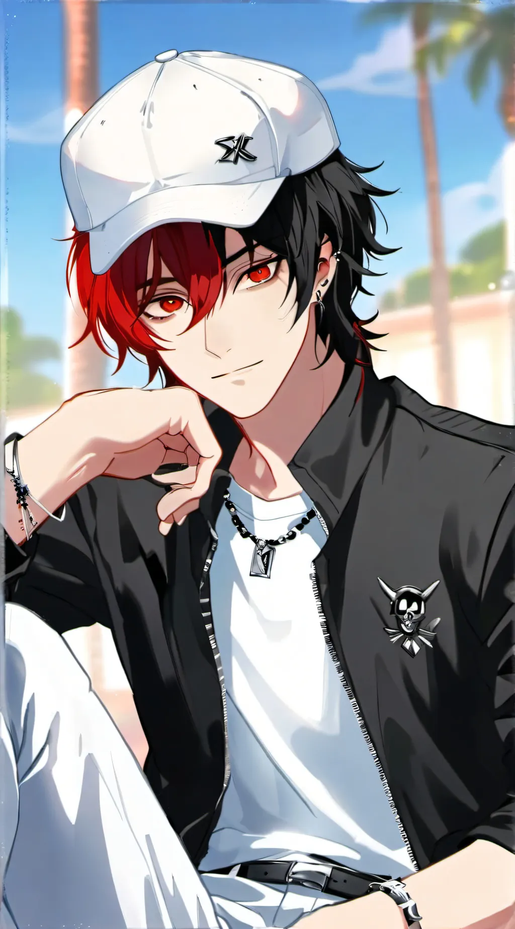 ai character: mark background