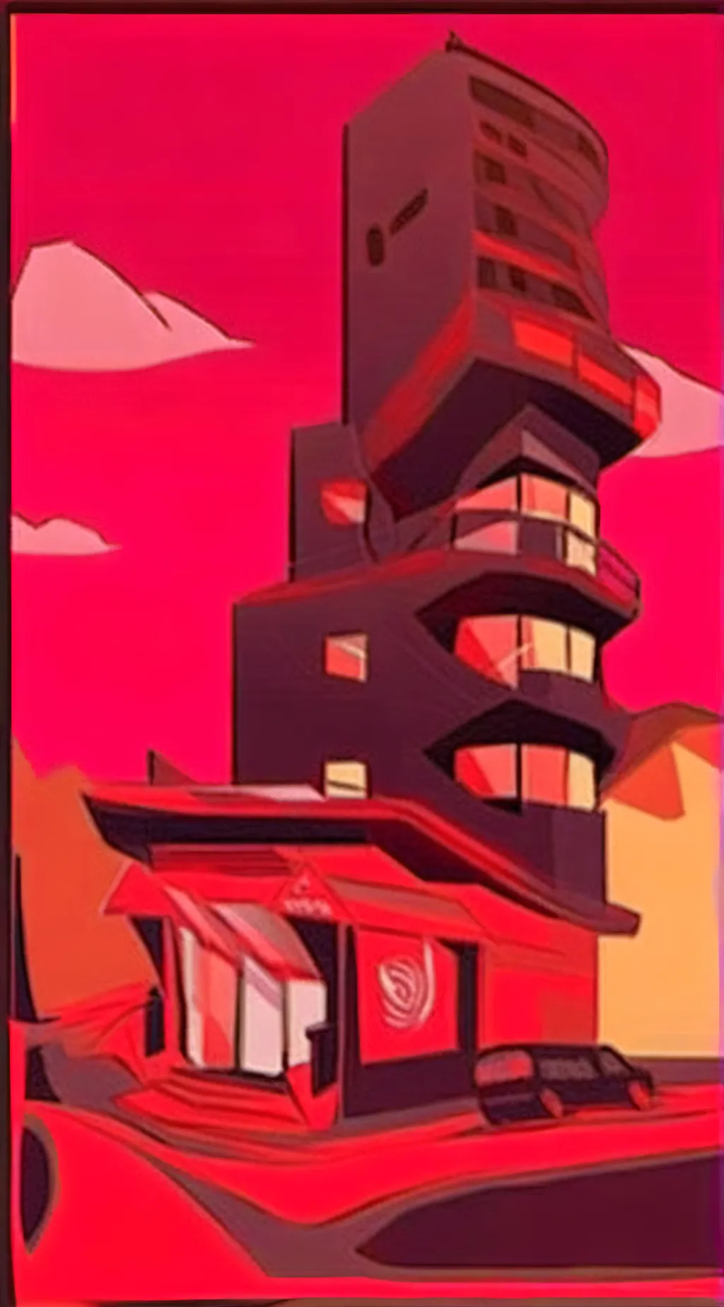 ai character: HH in ur house😇 background