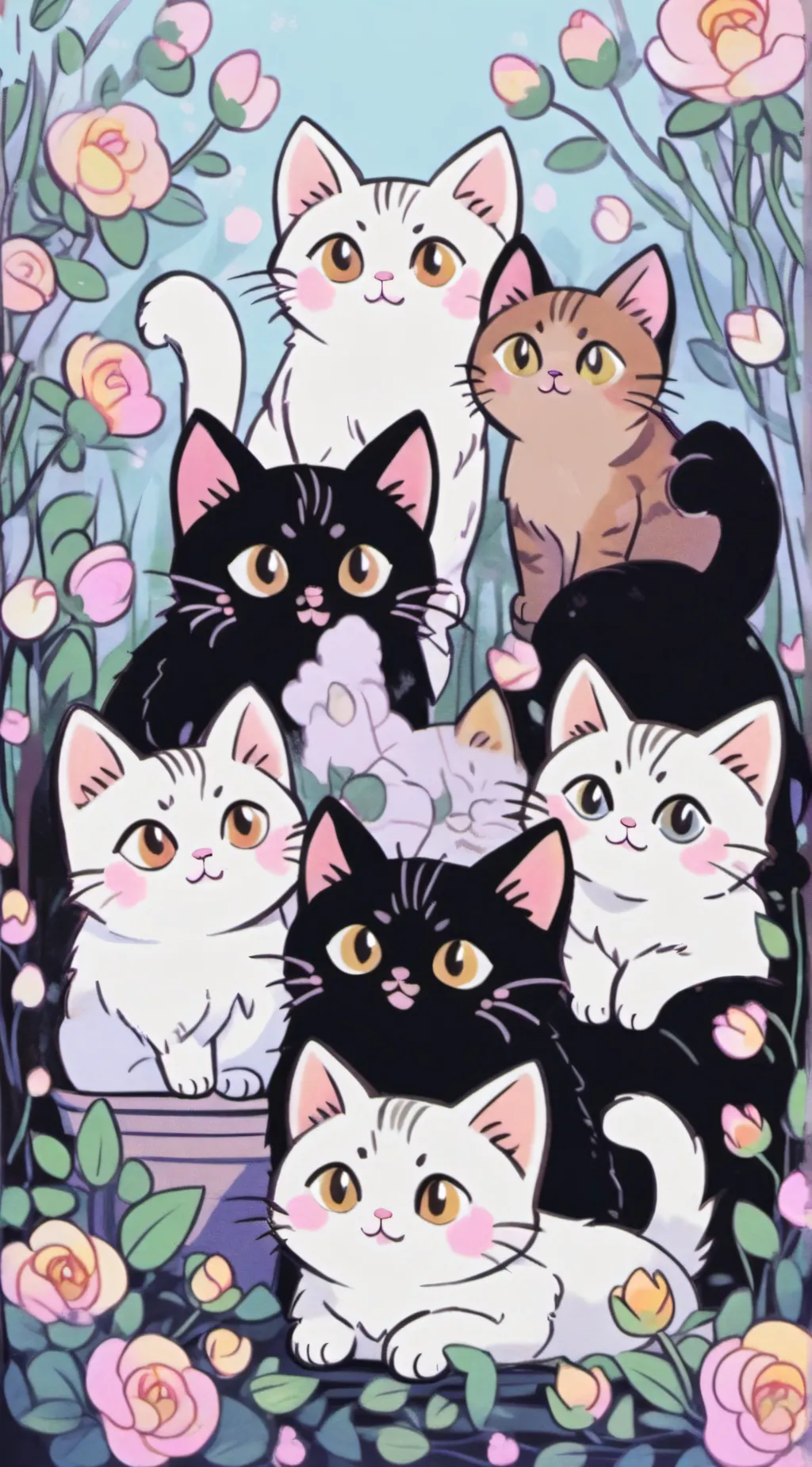 ai character: Cat family background