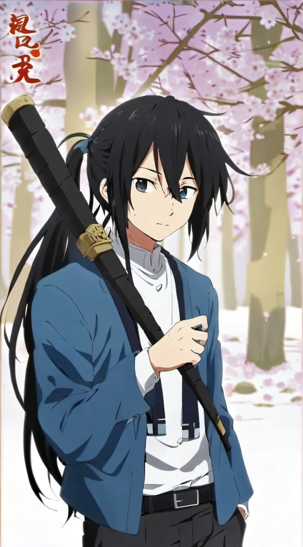 ai character: Tomioka giyu😱😱😱😱 background