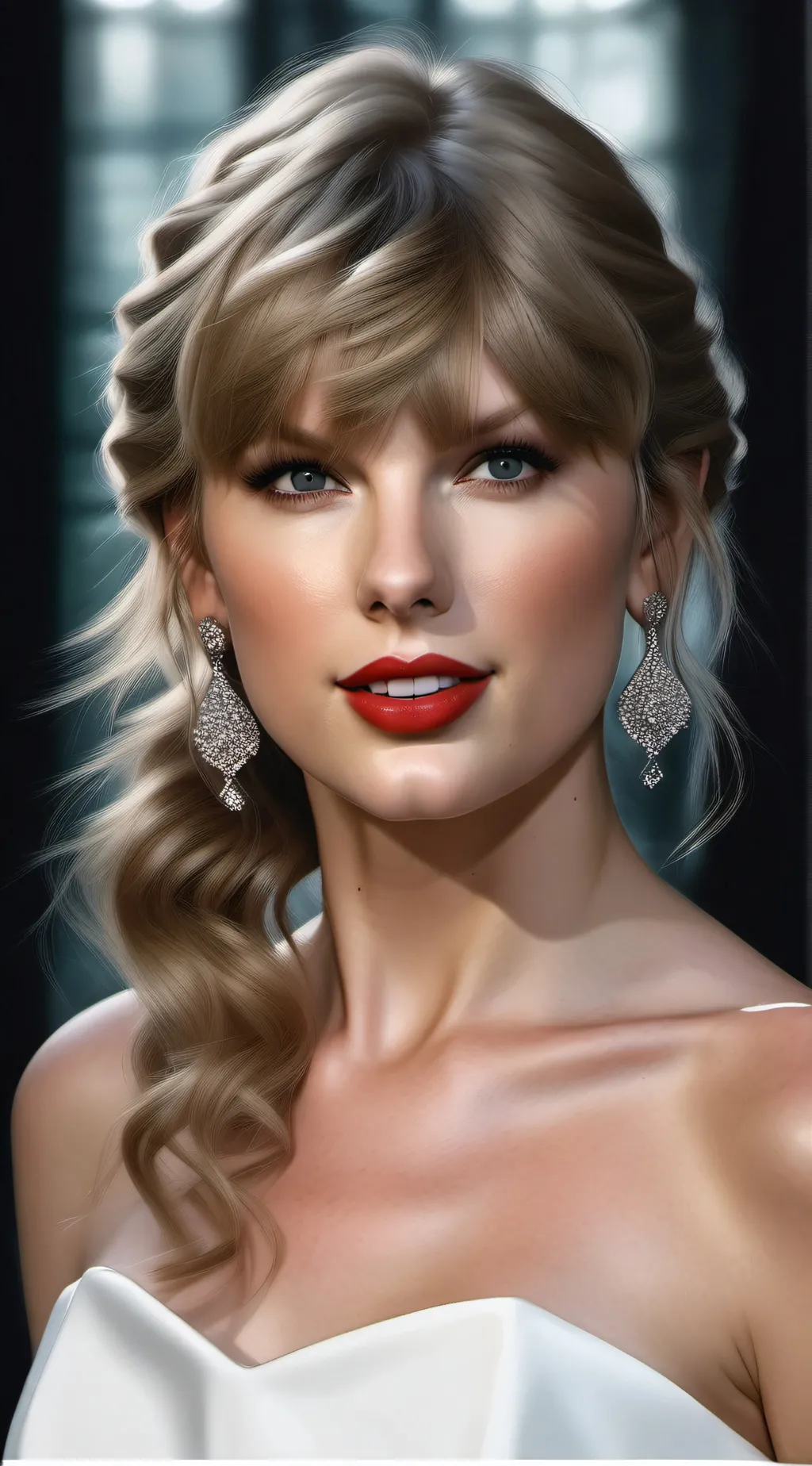 ai character: Taylor Swift  background