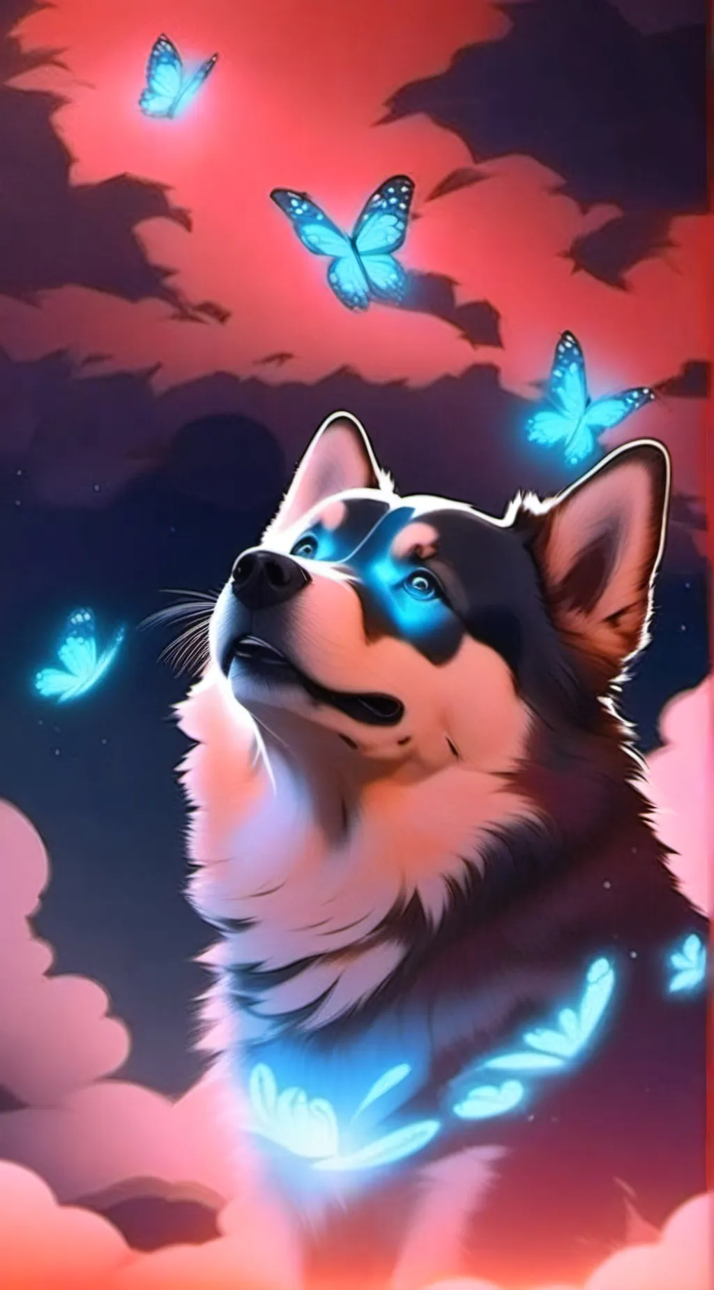 ai character: Galaxy  background