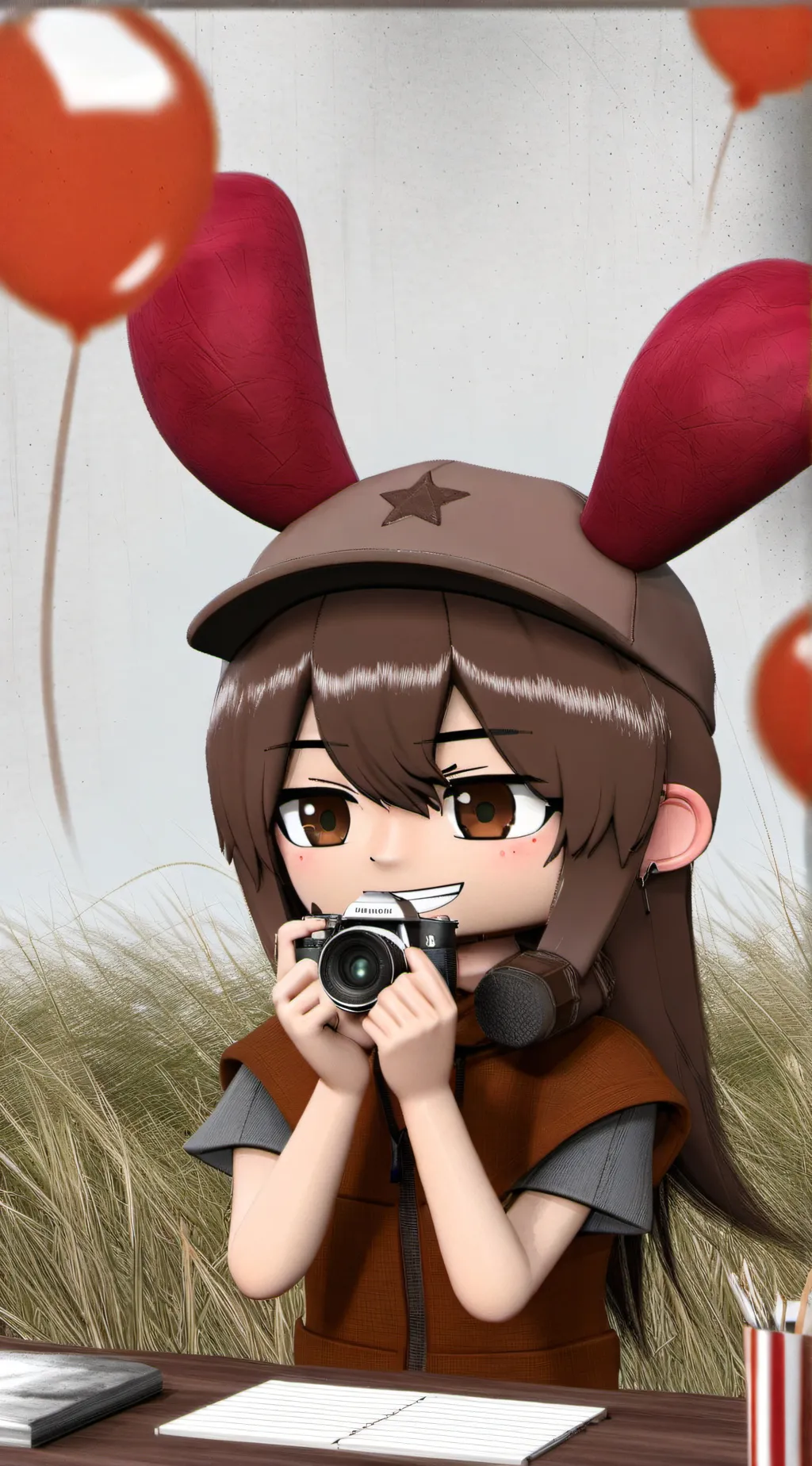 ai character: Lacy background