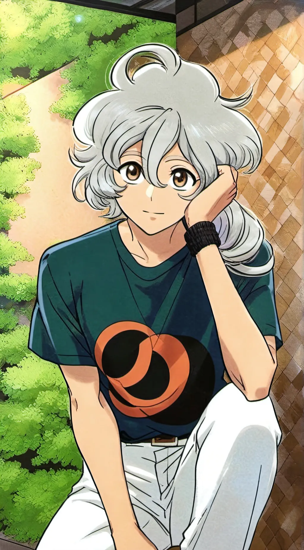 ai character: Tiki coco background