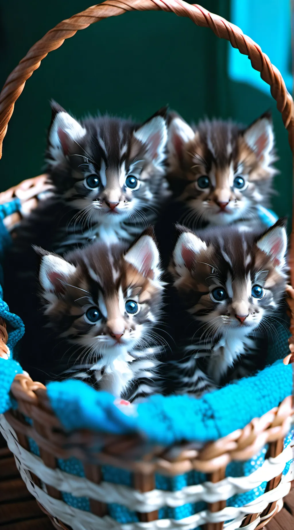 ai character: Pudding, Oreo, leo background