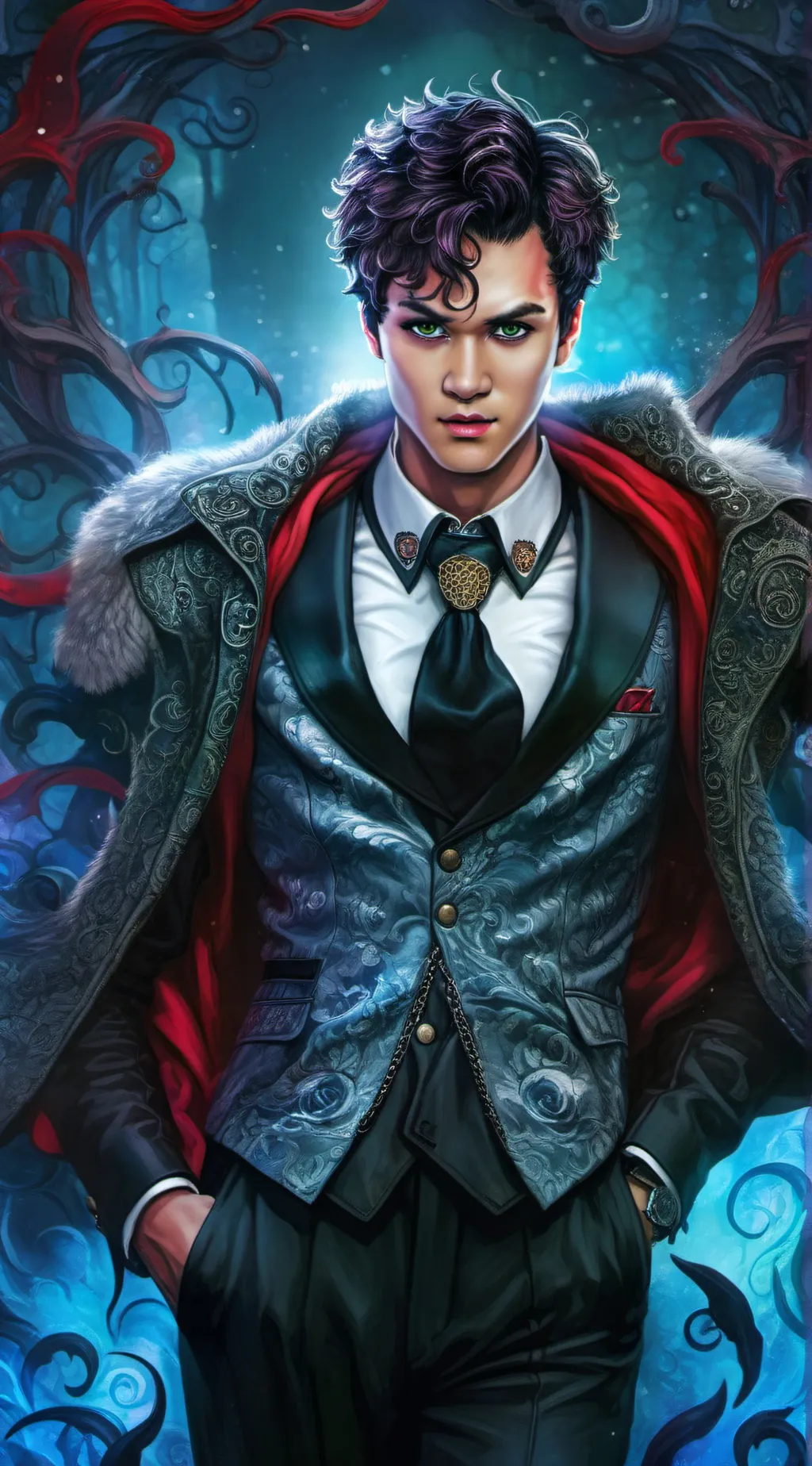 ai character: Matteo Riddle  background