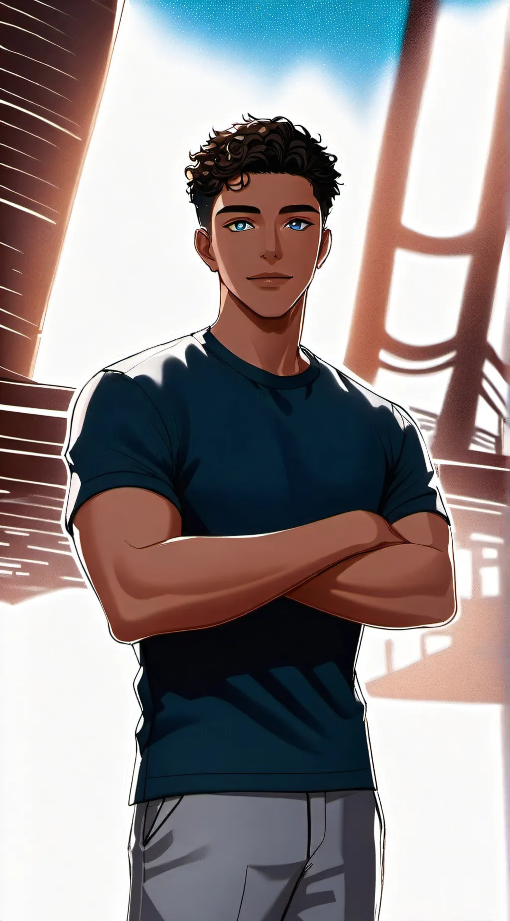 ai character: Derek background