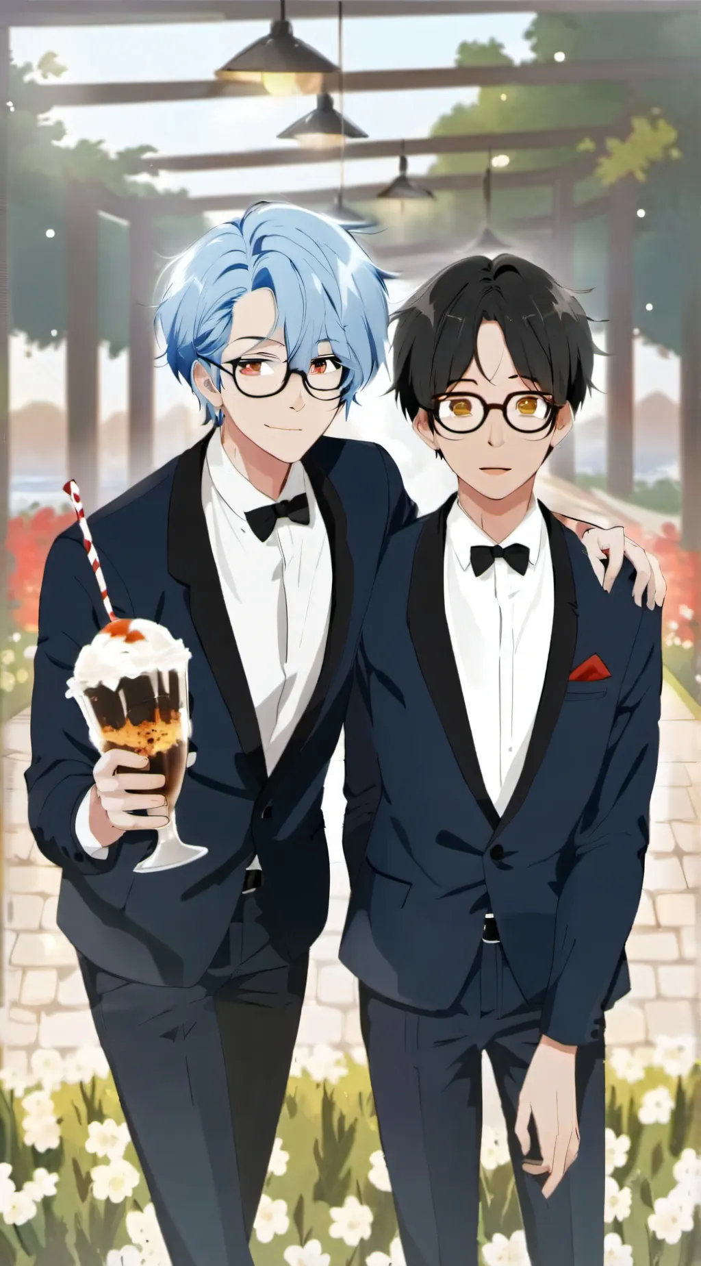 ai character: Tim and Tom background