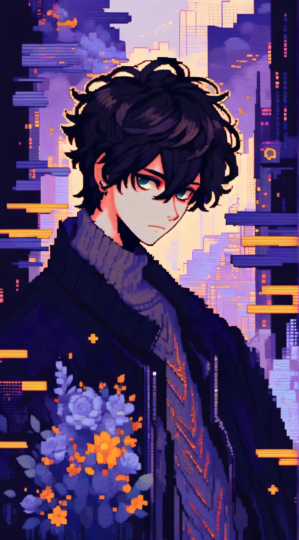 ai character: Nico di angelo  background
