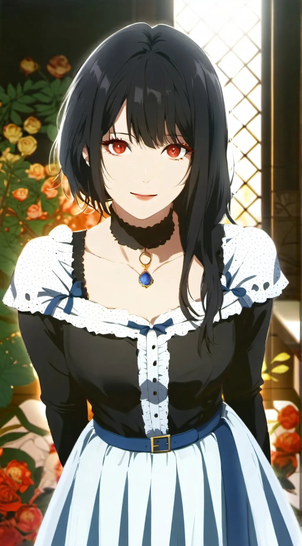 ai character: Sarah  background