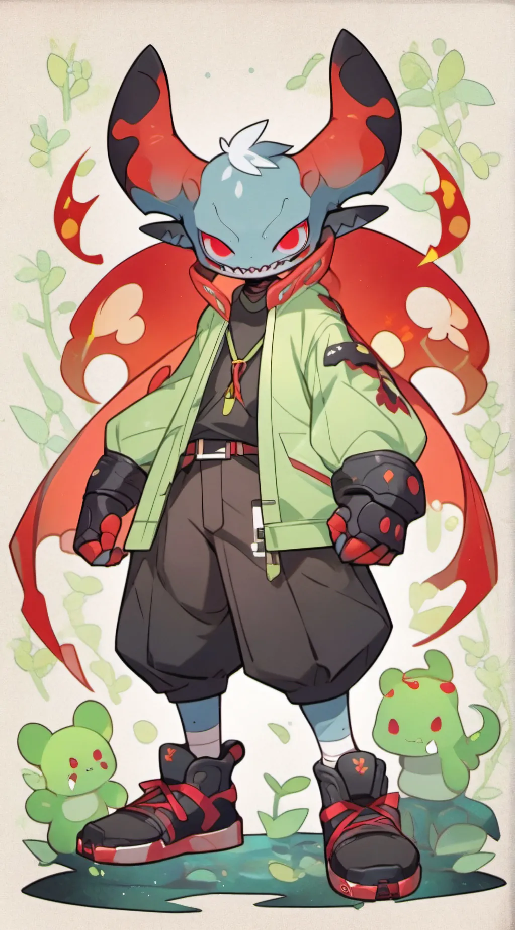 ai character: (S.L.I.M.E) background