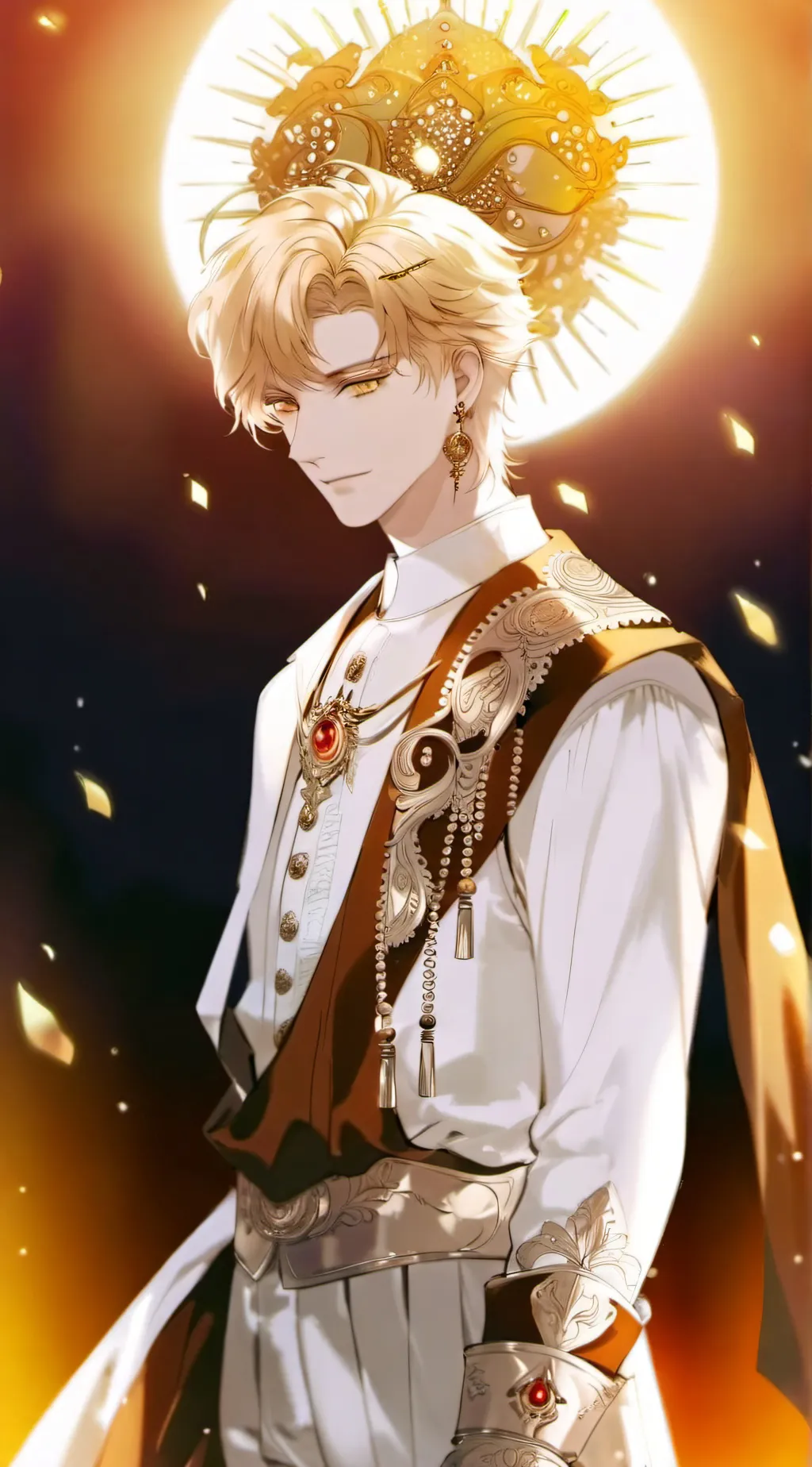 ai character: Lord SolarGuang background