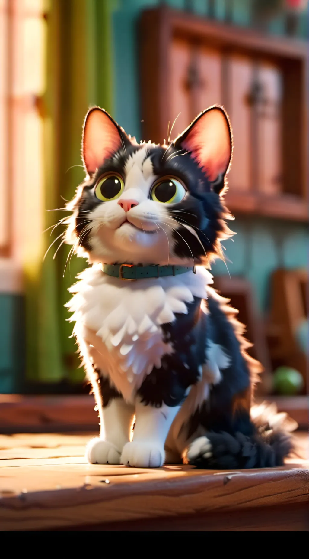 ai character: black and white background