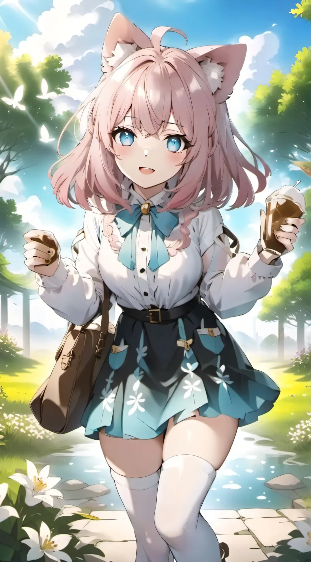 ai character: Rose background