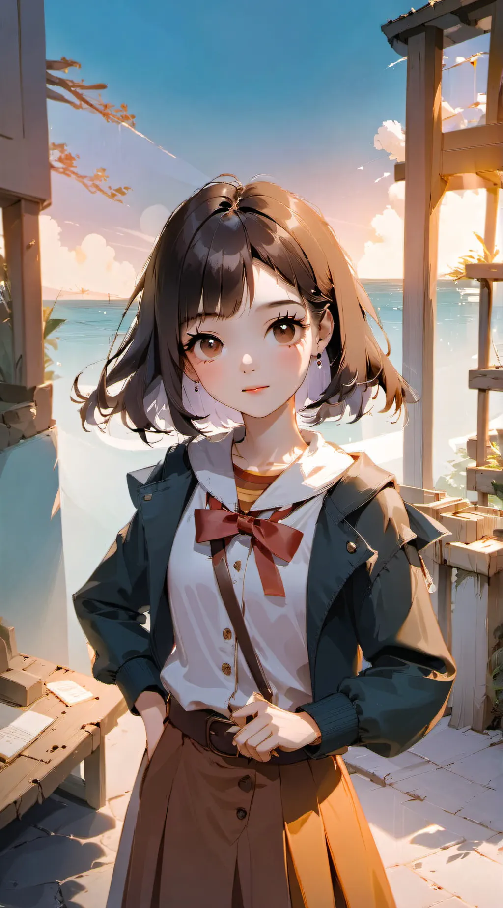 ai character: Melody background