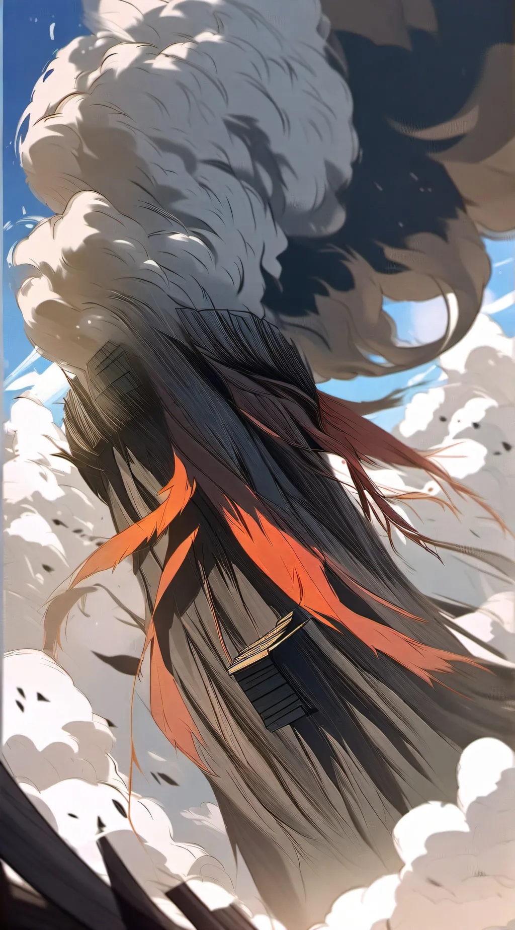 ai character: Hantengu tornado  background