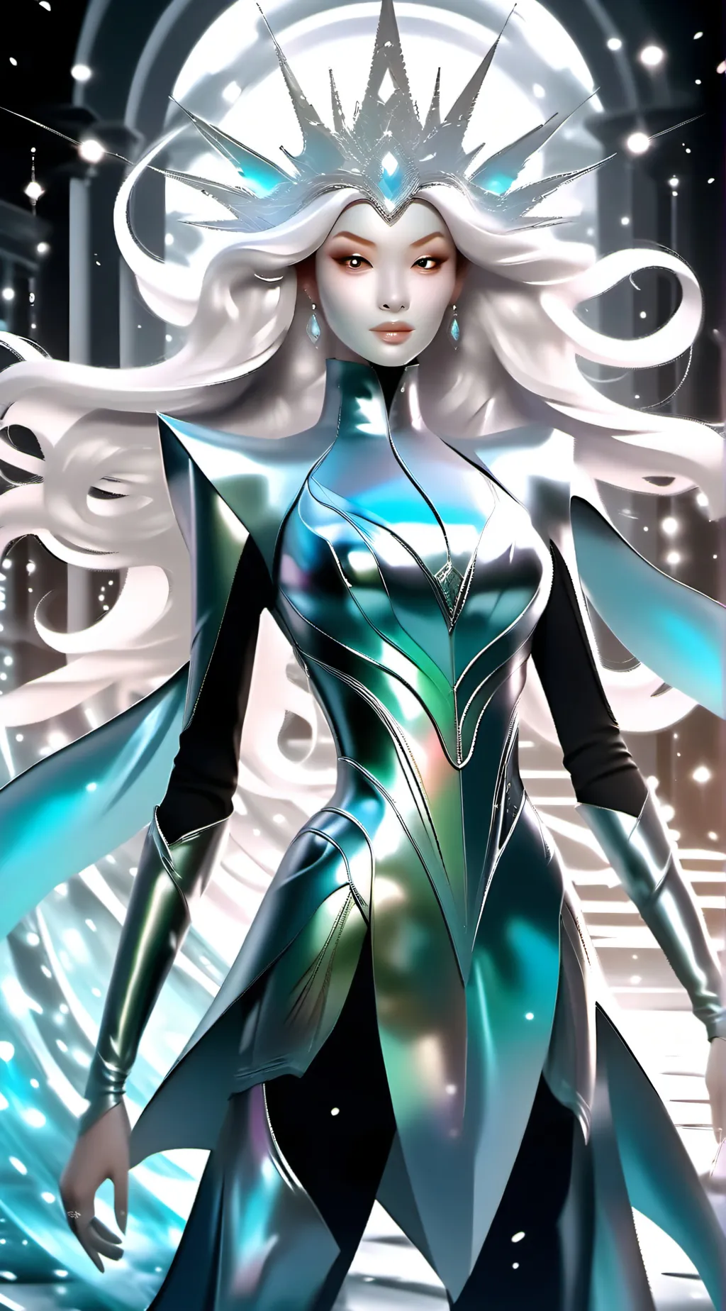 ai character: glitched ragatha background