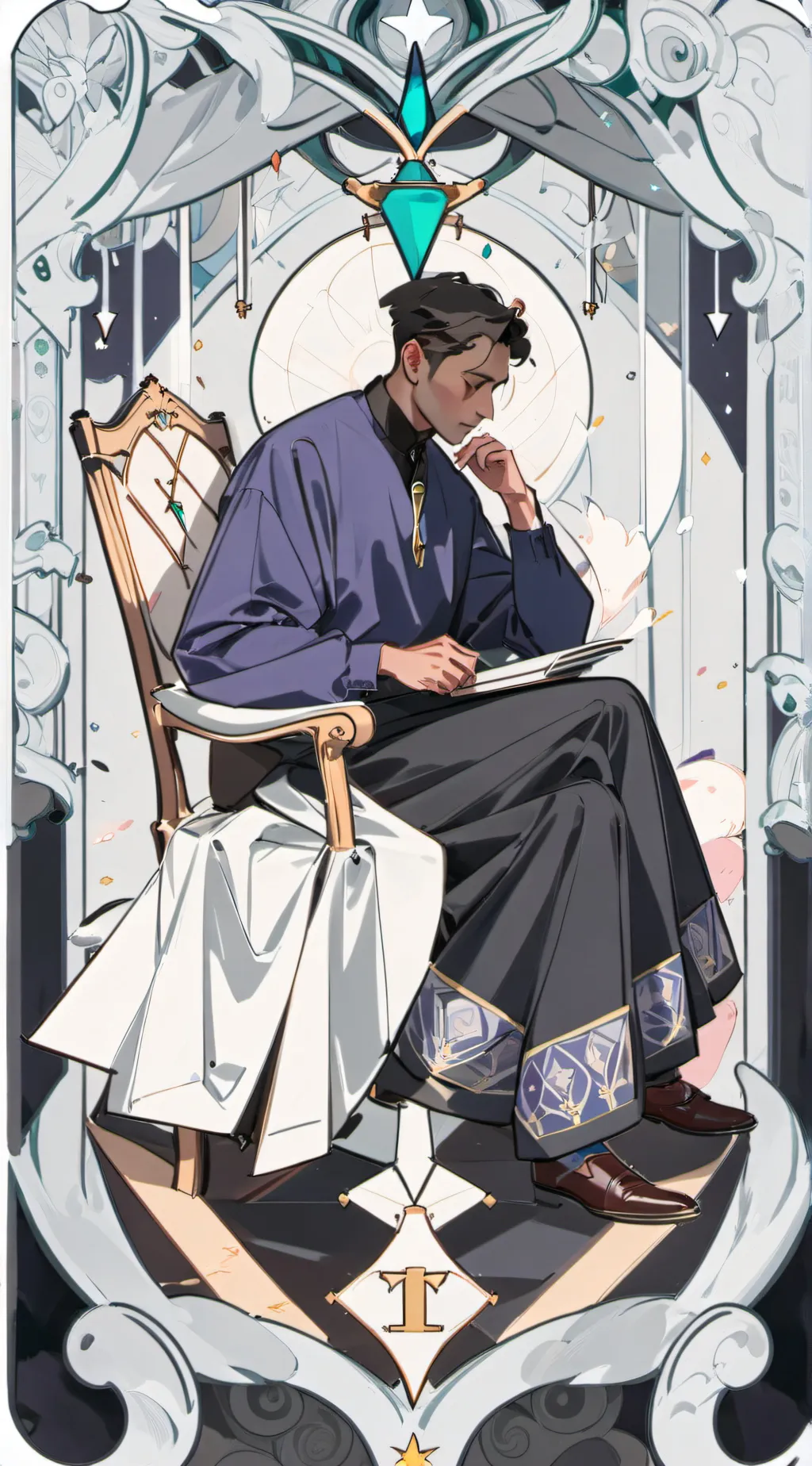 ai character: daddy background