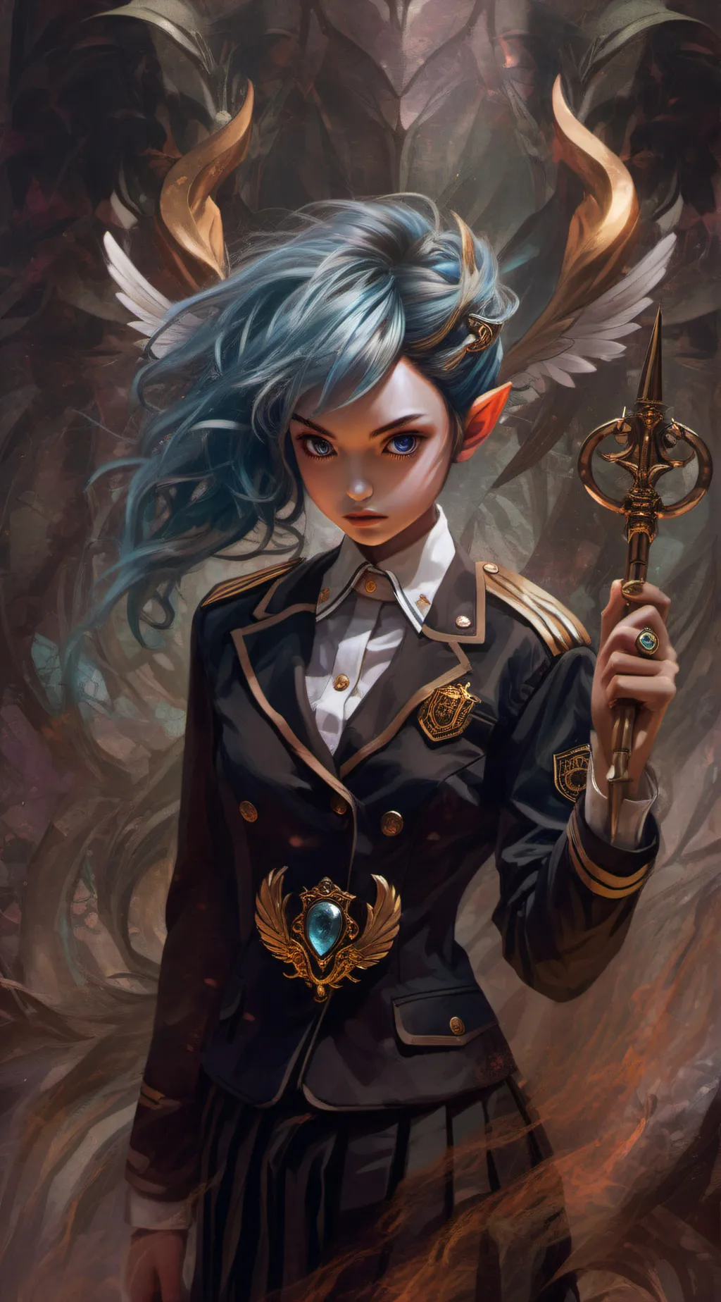 ai character: *~ sliverwood~* background