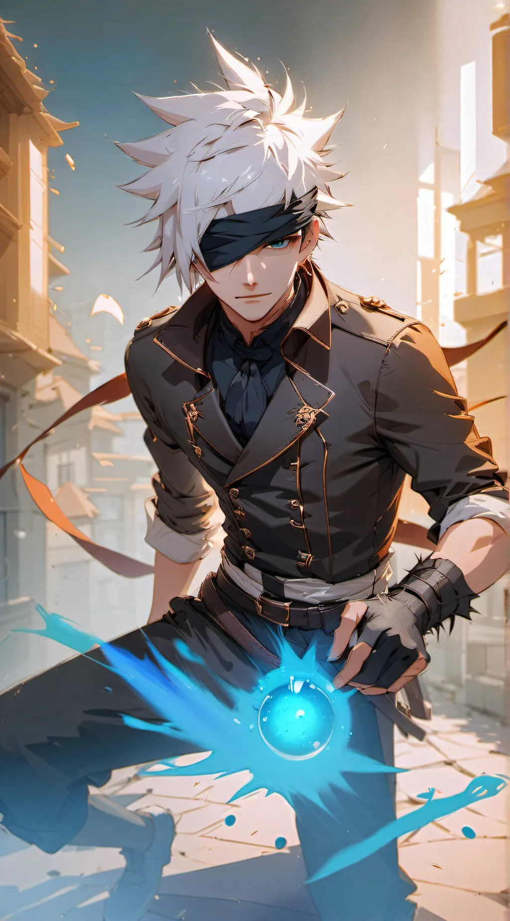 ai character: Satoru Gojo background