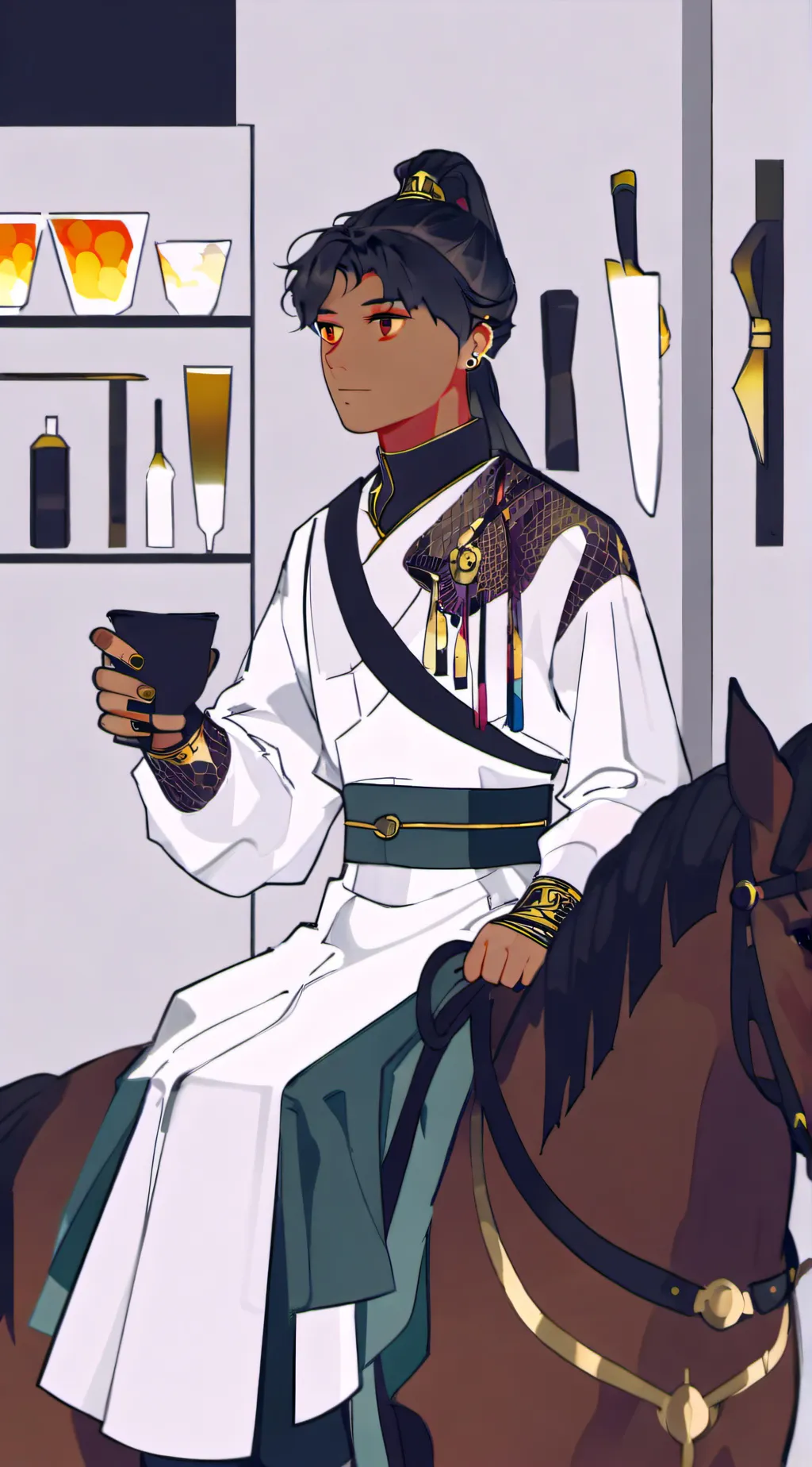 ai character: pony background