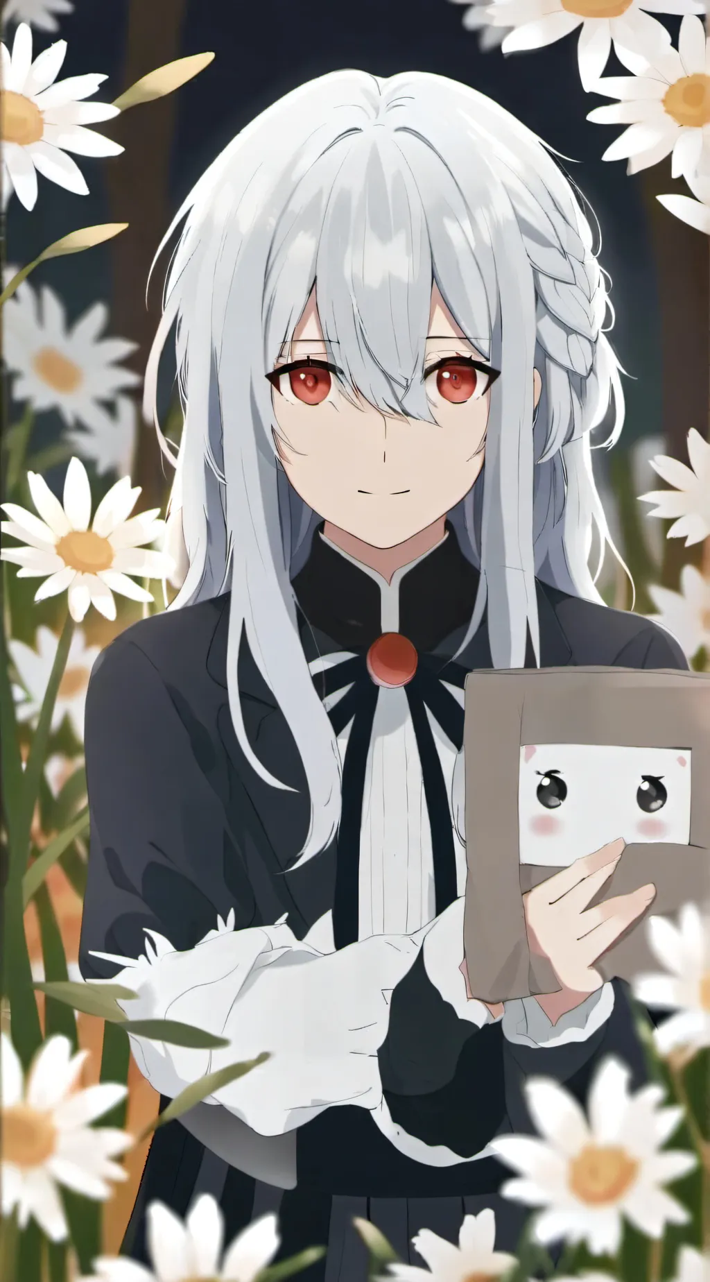 ai character: Orched background