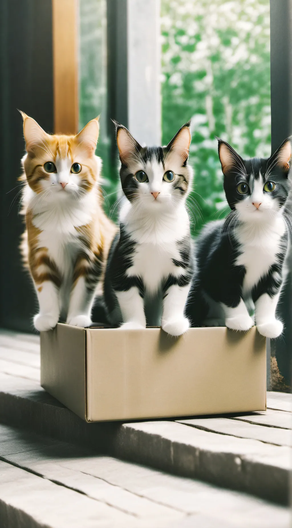 ai character: Baby kittens background