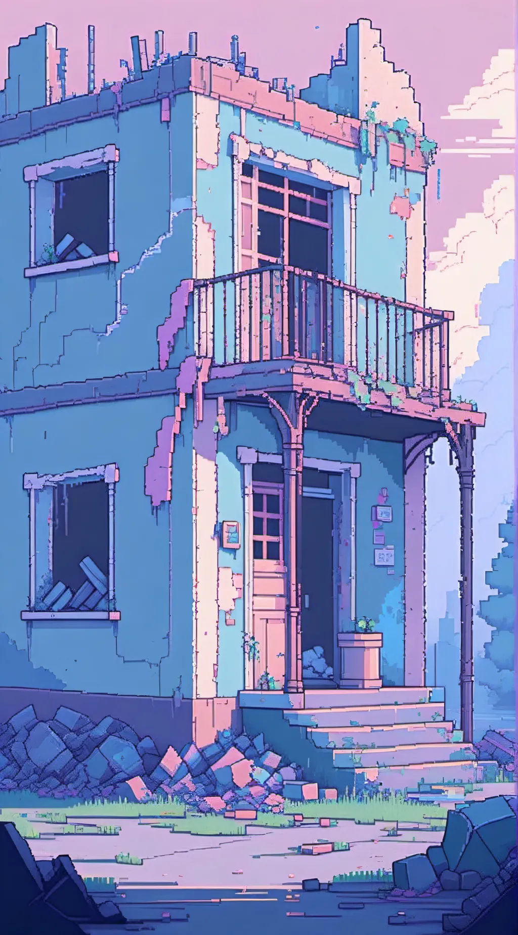 ai character: Fpe × danger au. background