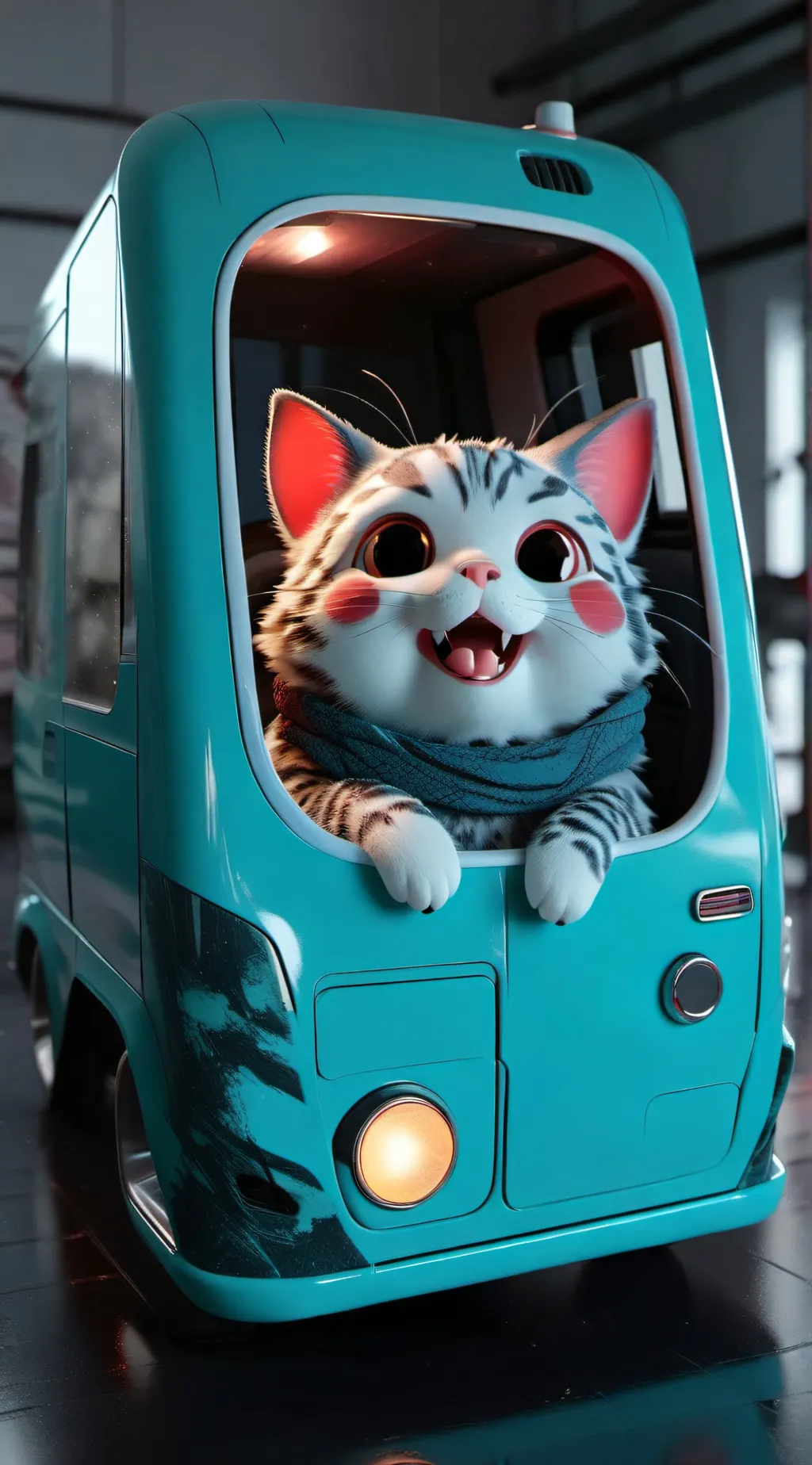 ai character: My name is cat background