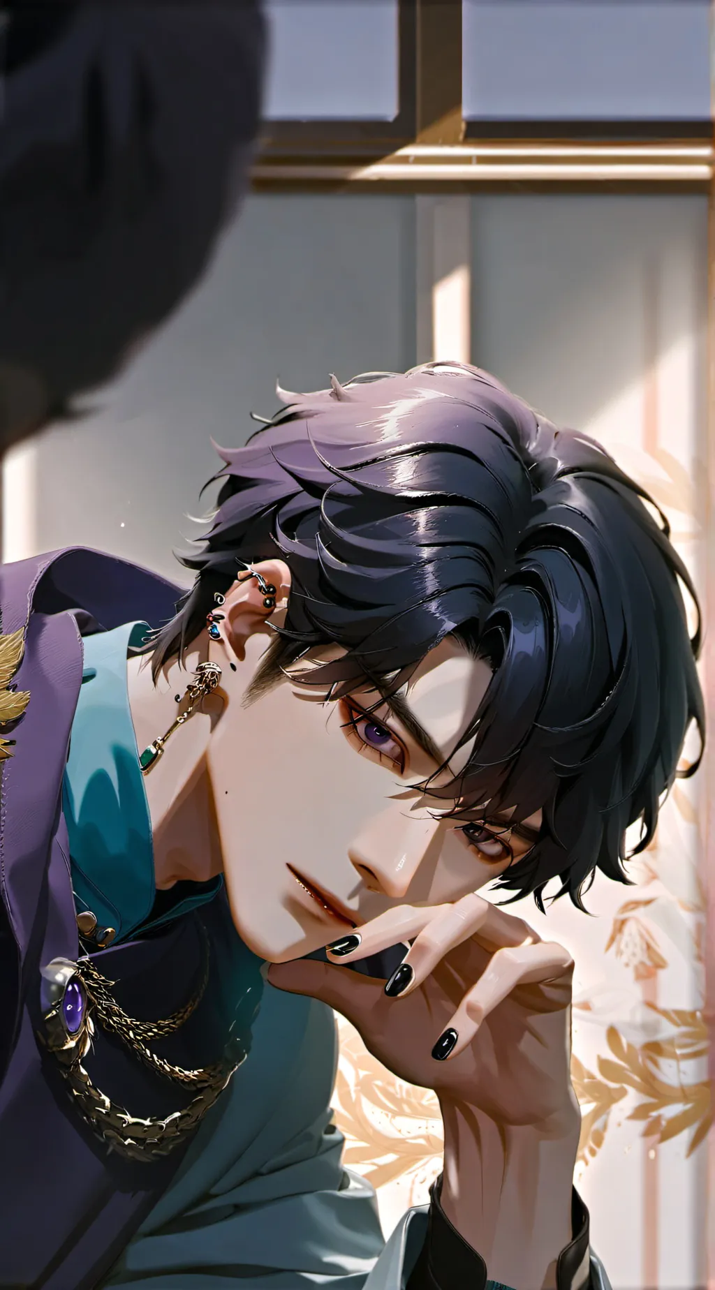 ai character: 🦢 ..Silas.. ☁️ background