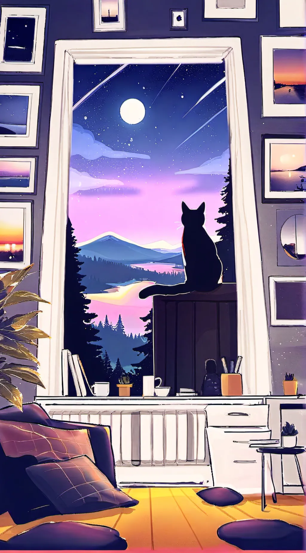 ai character: Mickey X Ian background