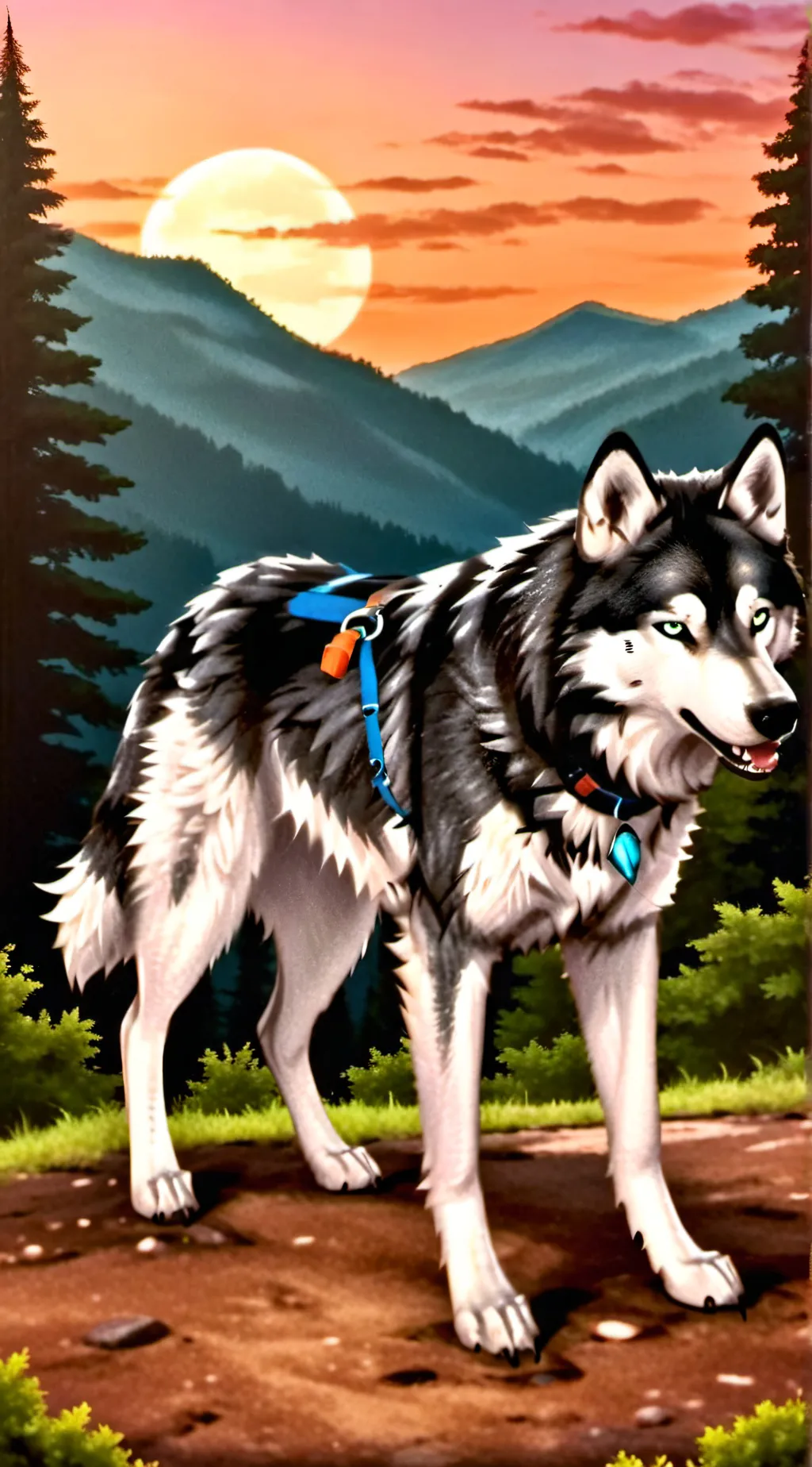 ai character: Wolf pack background