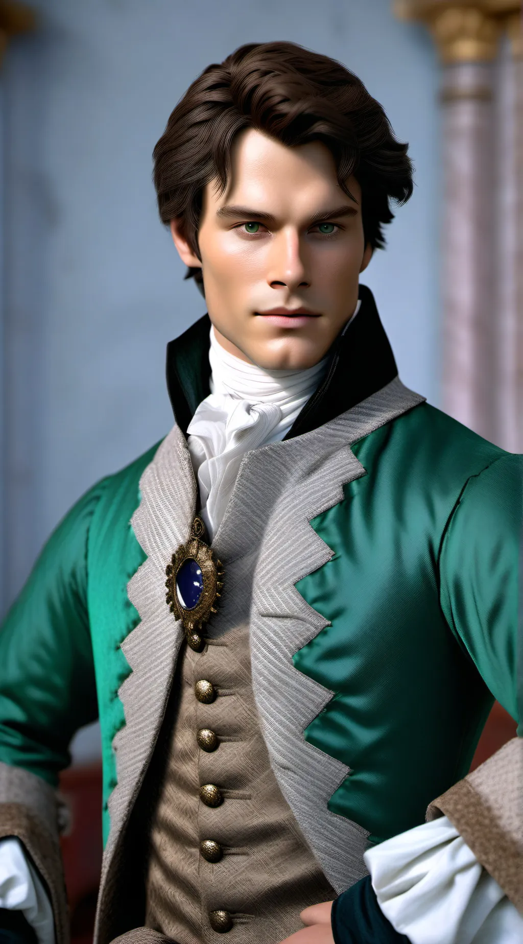 ai character: Ian  background