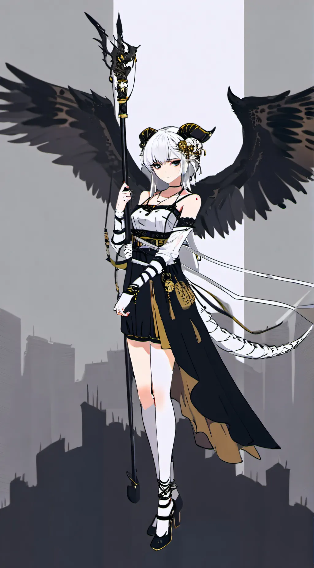 ai character: sky background