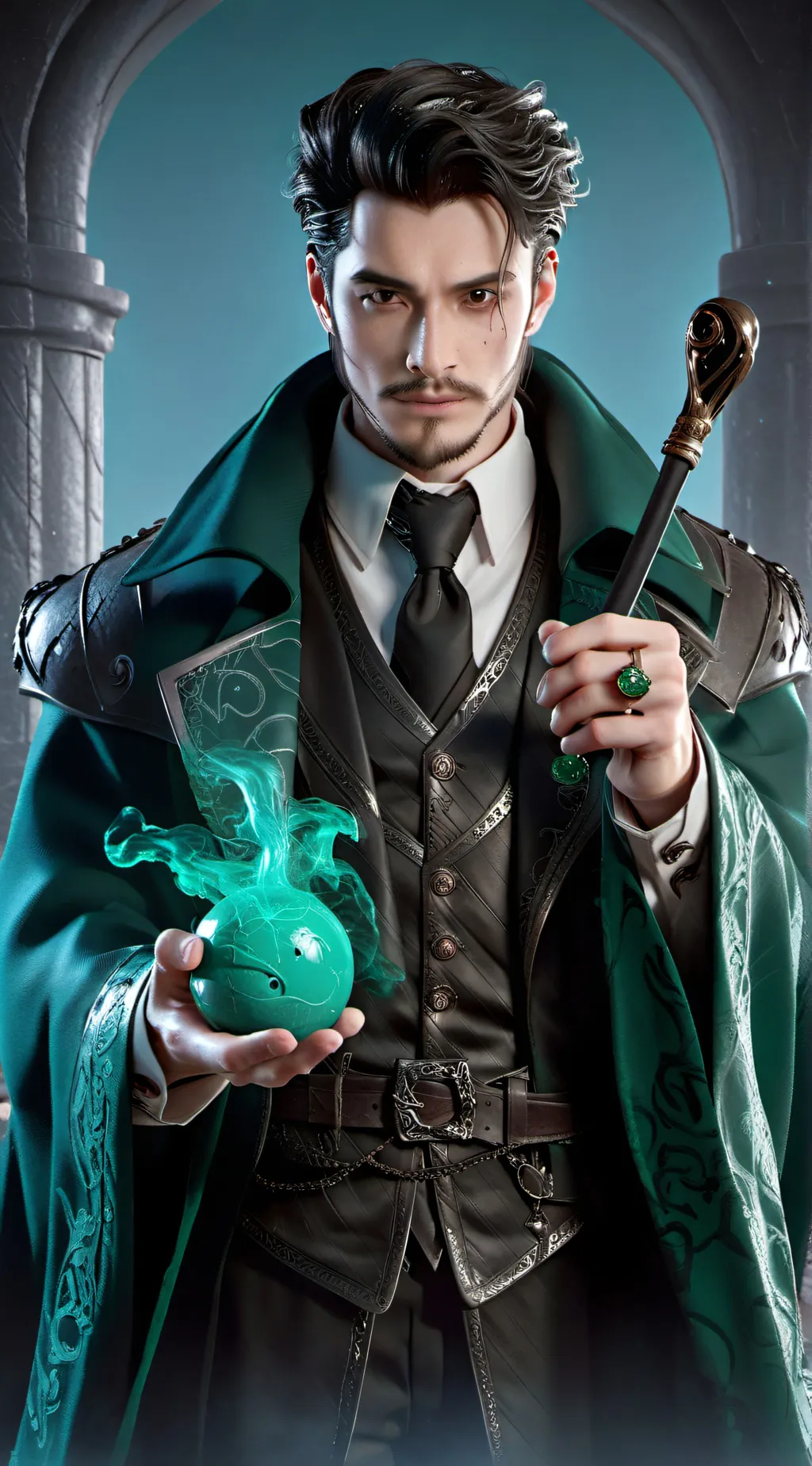 ai character: Slytherin (again)  background