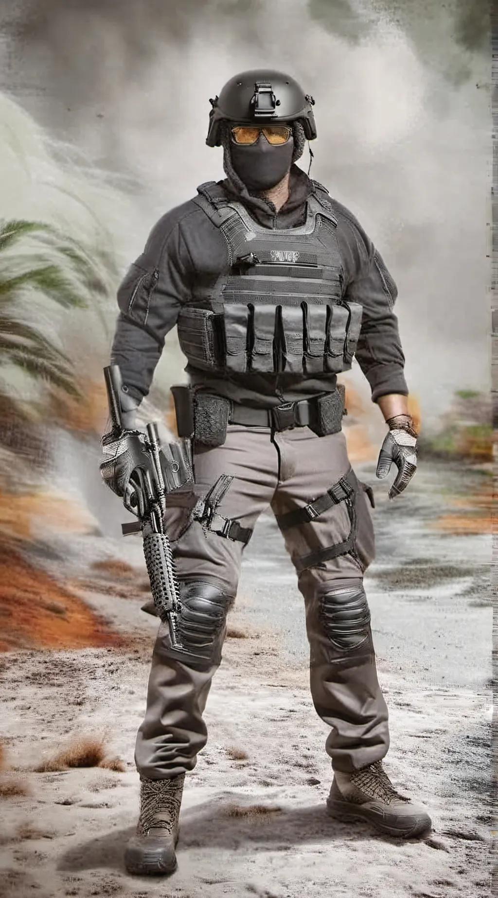 ai character: S.W.A.T background