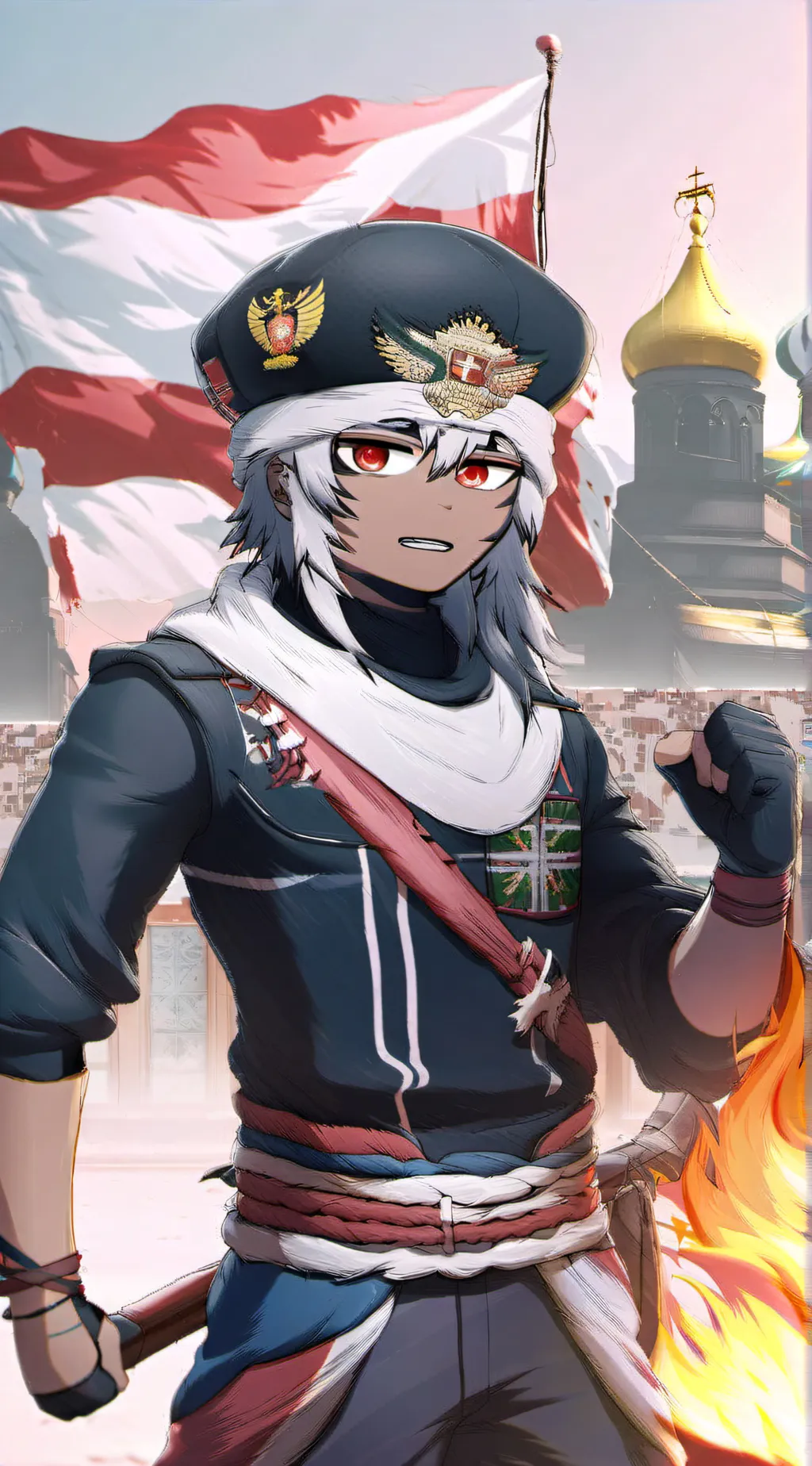 ai character: Rusia🇷🇺  background