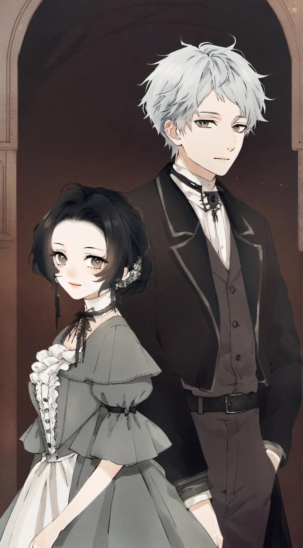 ai character: sabito and makomo background