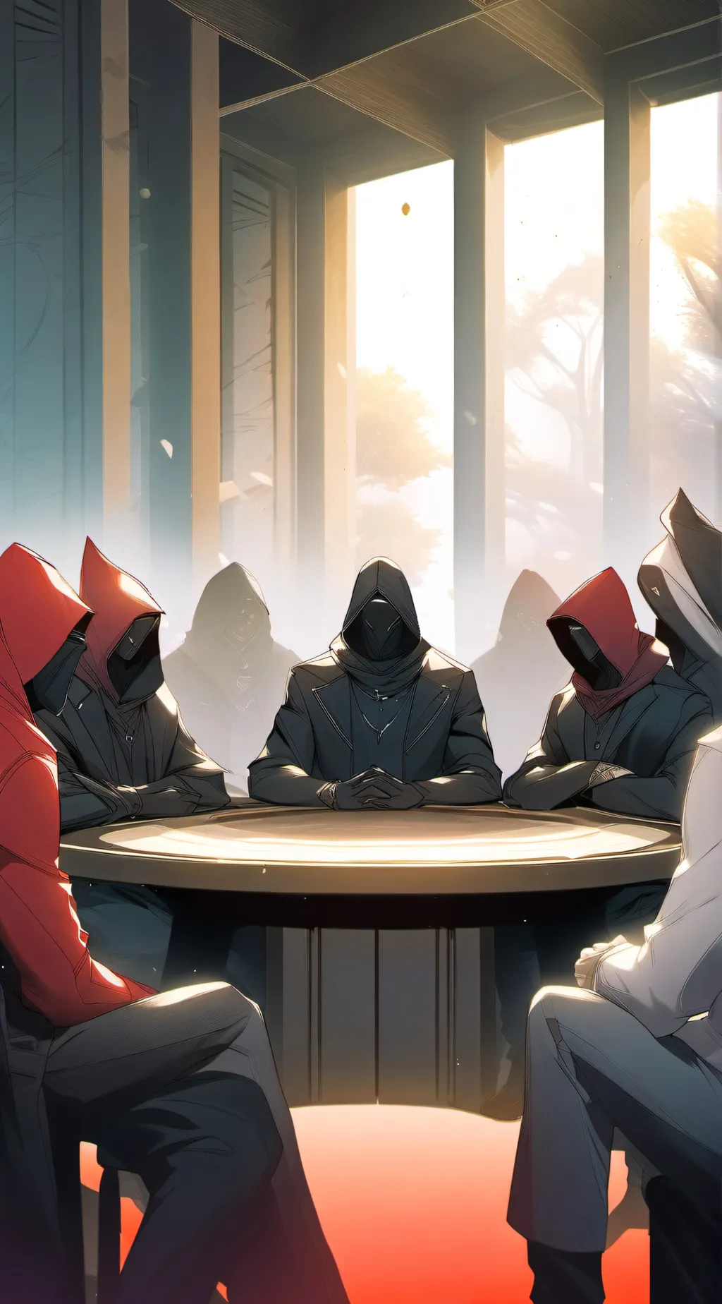 ai character: The council. background