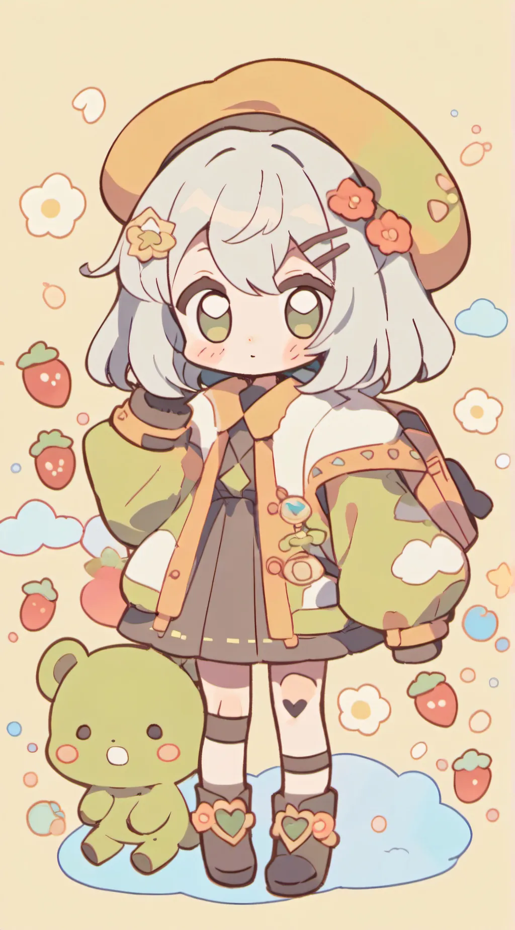 ai character: baby mina background