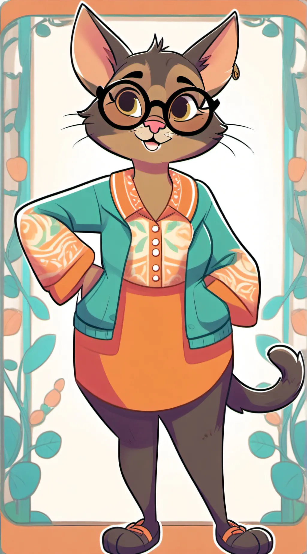 ai character: Darbelline Bell background