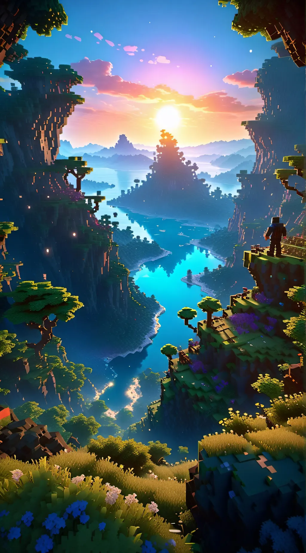 ai character: Life background