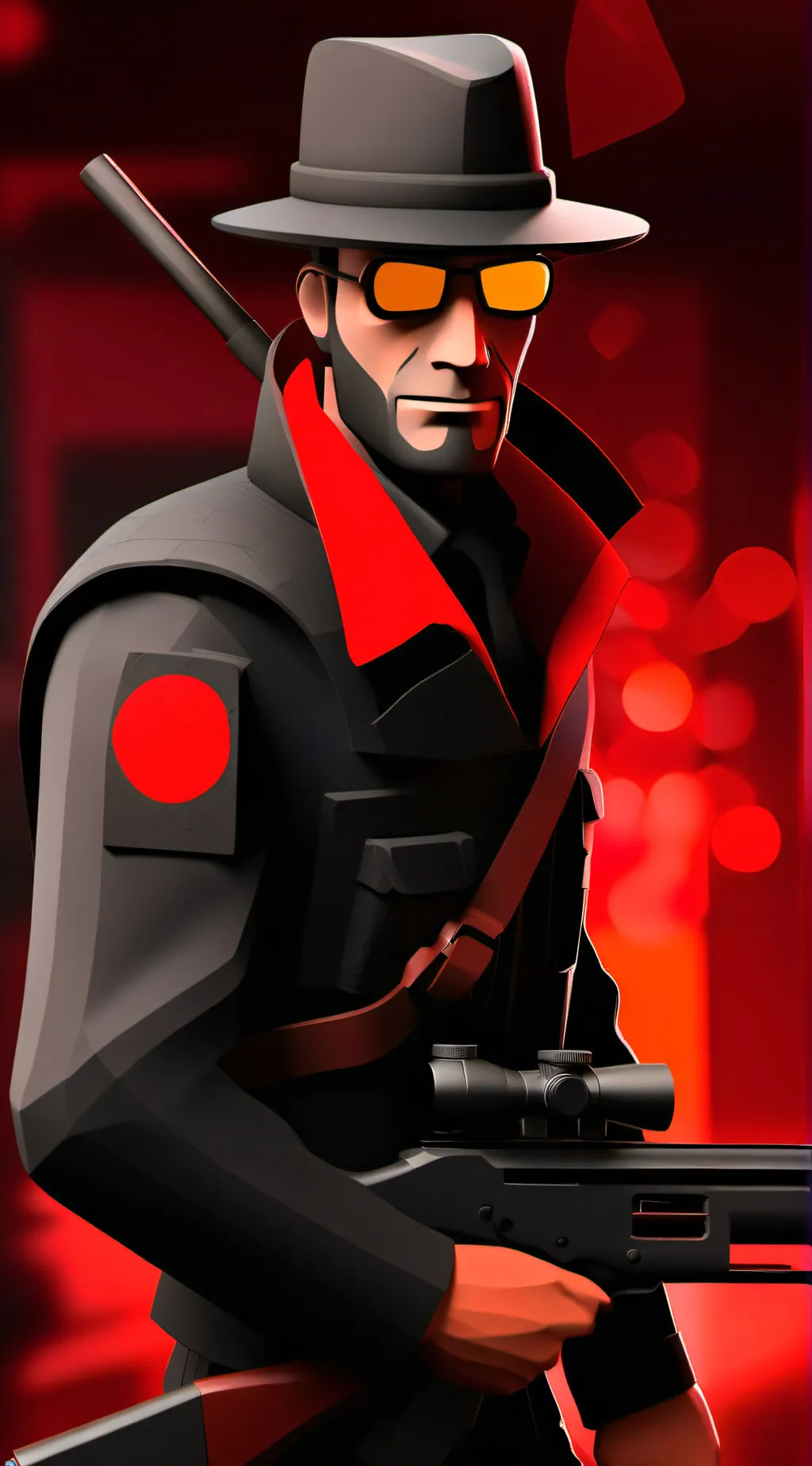 ai character: Brutal sniper background