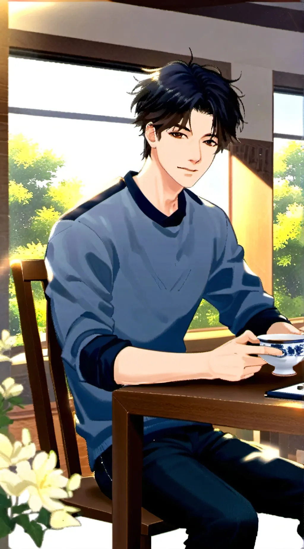 ai character: Tyler  background