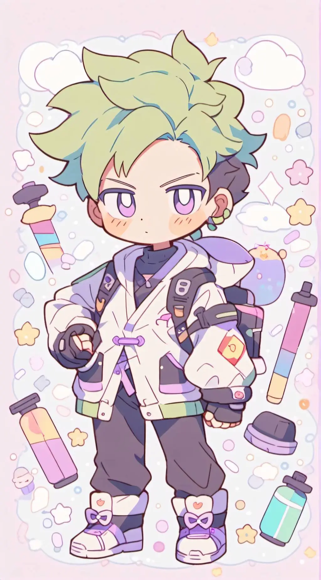 ai character: total drama Rama  background