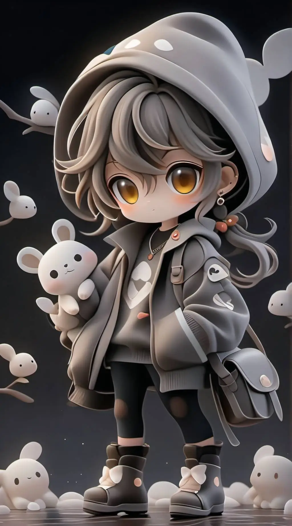 ai character: lil guy background