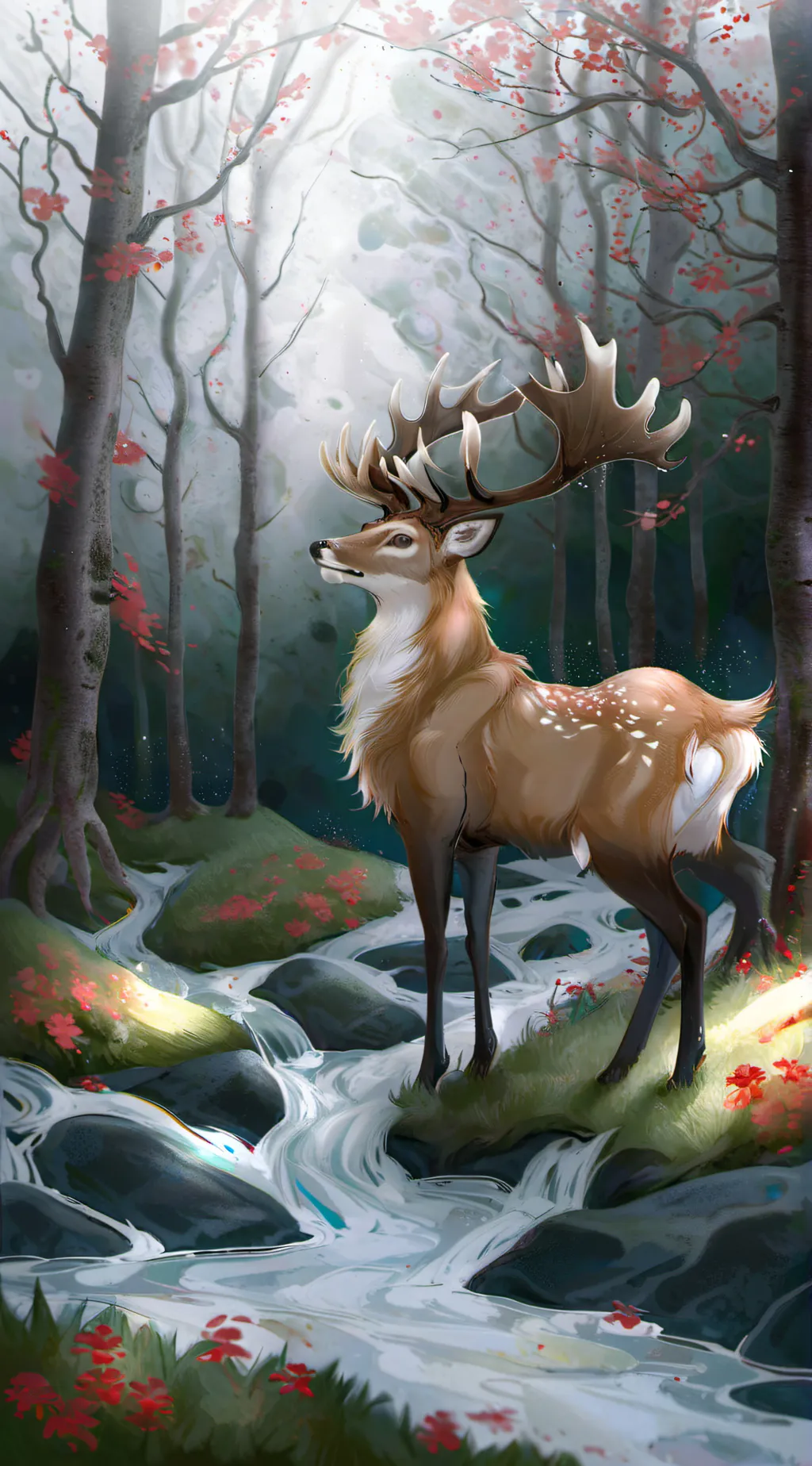 ai character: Alastor (haircut) background