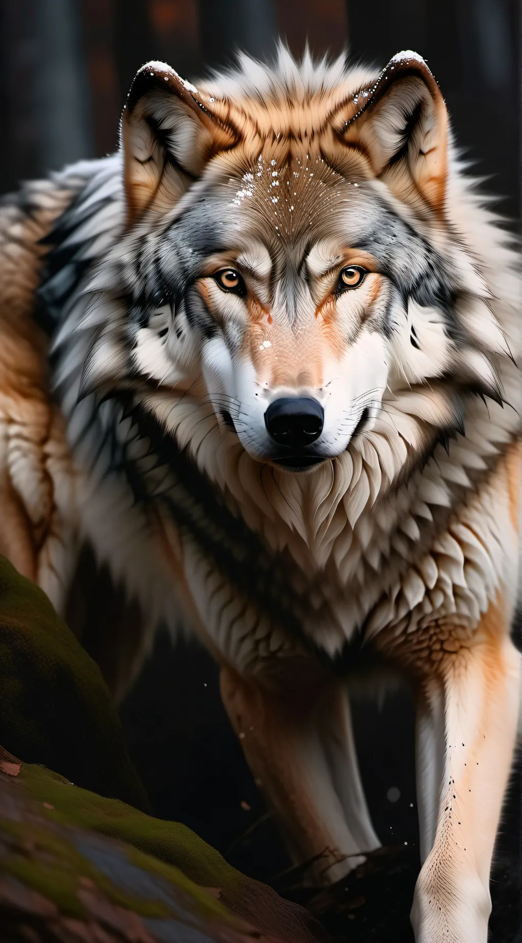 ai character: Wolf Eyes background