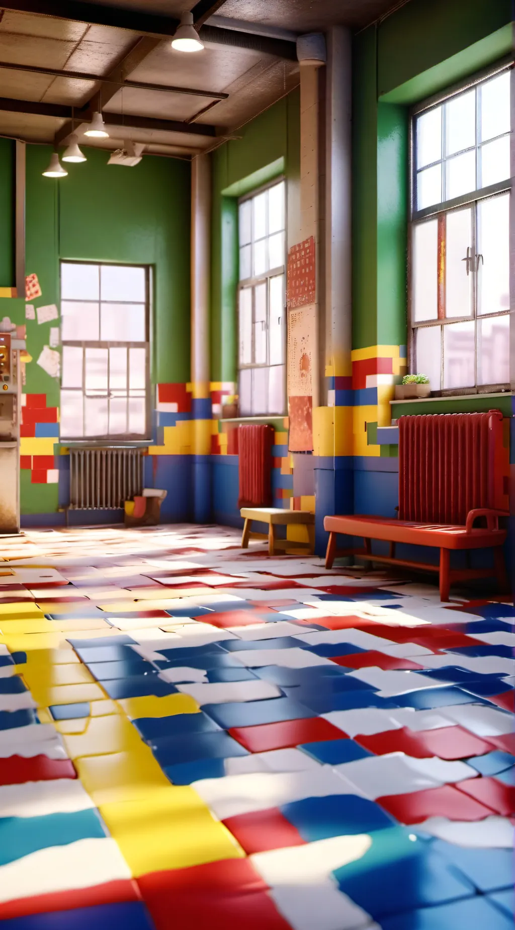 ai character: Smiling Critters background