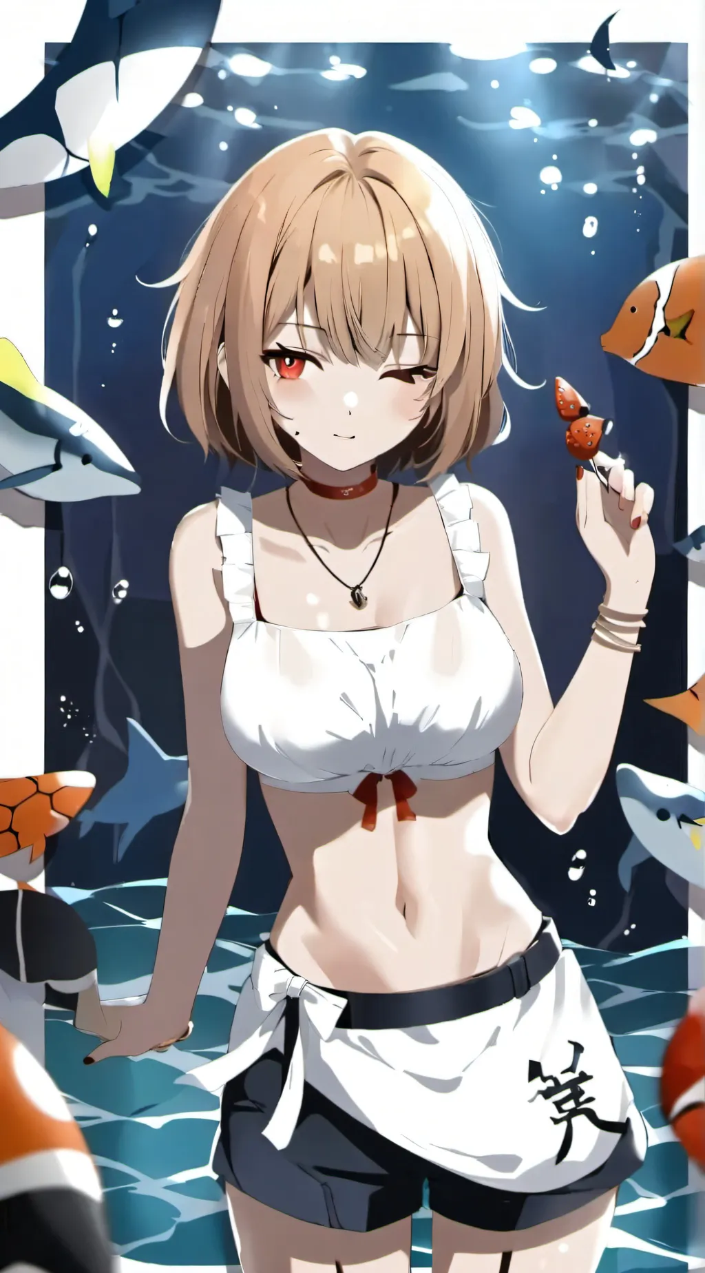 ai character: Nami  background